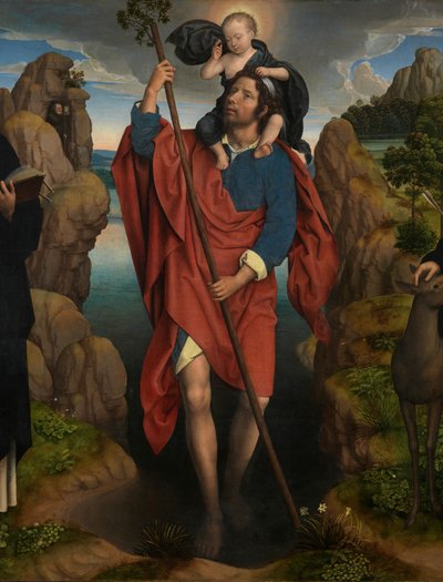 (détail) du Triptyque de Willem Moreel - Hans Memling