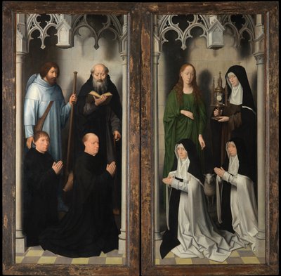 Extérieur du Triptyque de Saint Jean-Baptiste et Saint Jean l