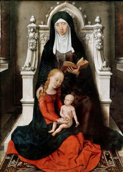 Madone et Enfant avec Sainte Anne - Hans Memling