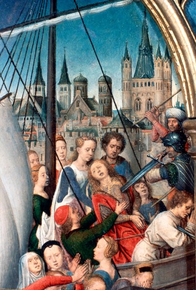 Le martyre de Sainte Ursule, détail, 1489 - Hans Memling
