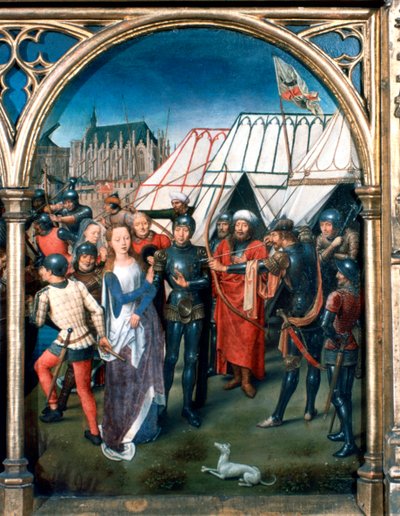 Reliquaire de Sainte Ursule, Martyre à Cologne, 1489 - Hans Memling