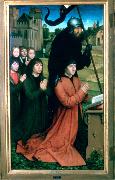 Triptyque de la famille Moreel, (détail), 1484 - Hans Memling