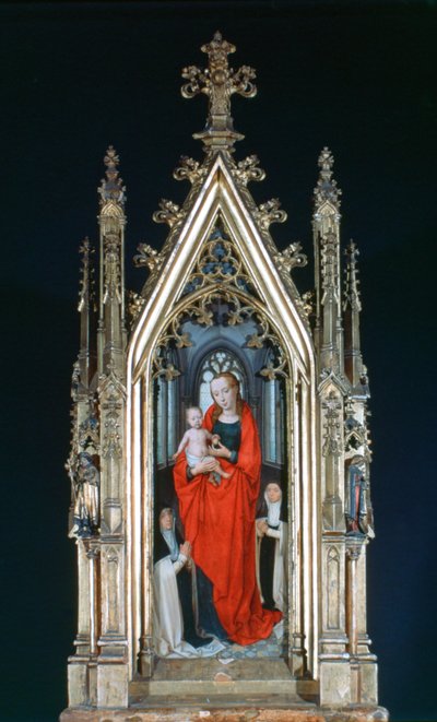 Vierge et Enfant, reliquaire de Sainte Ursule, 1489 - Hans Memling