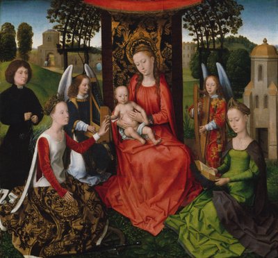 Vierge et Enfant avec les Saintes Catherine d