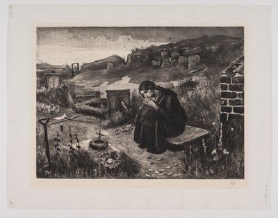 La fille au cimetière - Hans Nikolaj Hansen