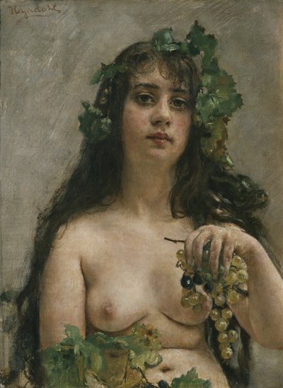 Fille au champagne - Hans Olaf Heyerdahl