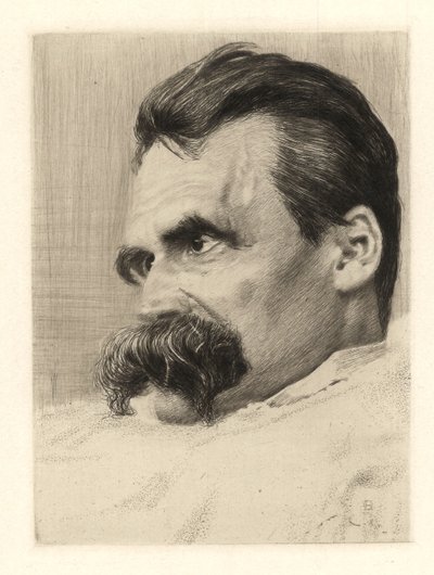 Portrait de Friederich Nietzsche - Hans Olde