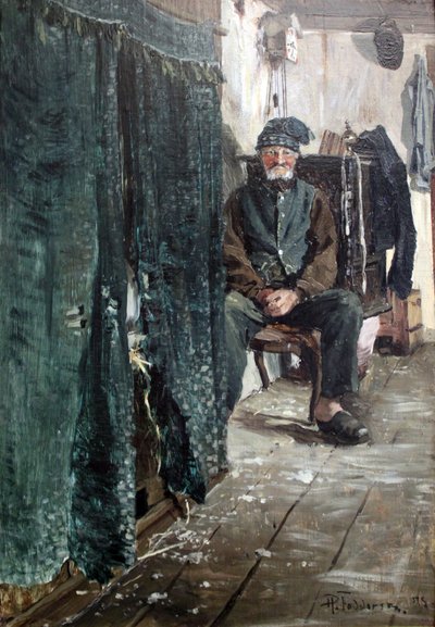 Momme Lorns près du poêle - Hans Peter Feddersen