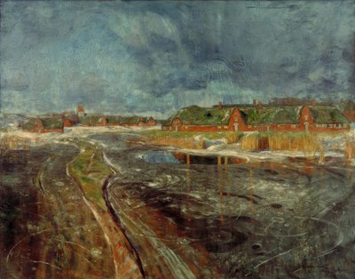 Hiver en Frise du Nord - Hans Peter Feddersen der Jüngere