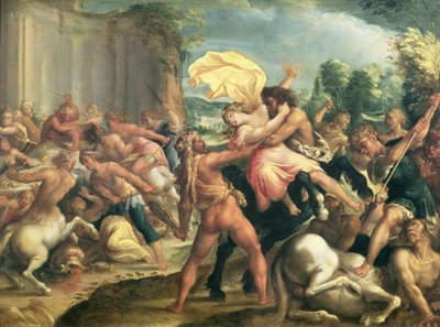 Hercule, Déjanire et le centaure Eurytion, vers 1600 - Hans Rottenhammer