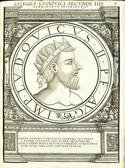 Ludouicus II, illustration de 