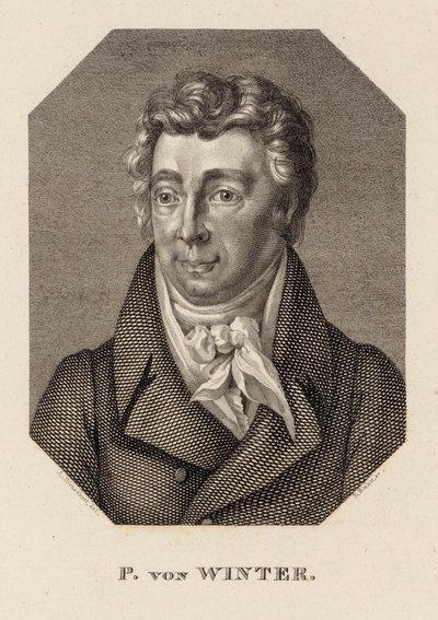Portrait du compositeur Peter von Winter 1754-1825, vers 1830 - Hans Rudolf Rahn