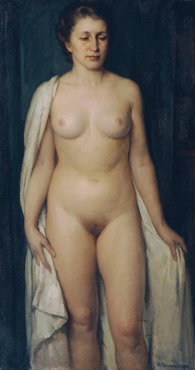 Nu féminin debout - Hans Schachinger