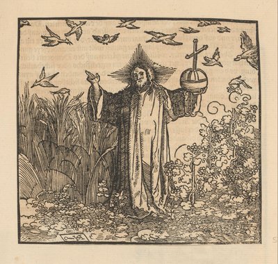 Christ en tant que Salvator Mundi - Hans Schäufelein (possibly)