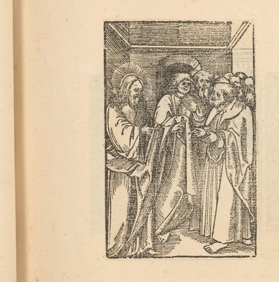 Christ avec un groupe d