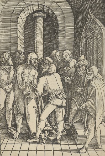 Christ dépouillé, de Speculum passionis domini nostri Ihesu Christi - Hans Schäufelein the Elder
