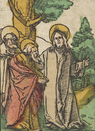 Le Christ parlant aux disciples, 5, de Das Plenarium - Hans Schäufelein the Elder