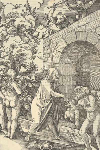 Le Christ aux limbes, de Speculum passionis domini nostri Ihesu Christi, 1507 - Hans Schäufelein the Elder