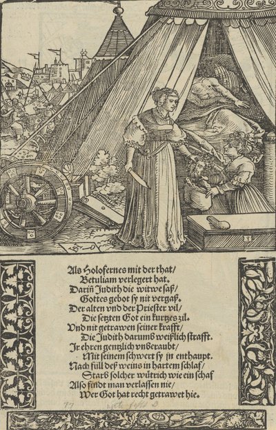 Judith avec la tête d