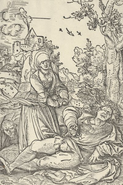 Pyramus et Thisbé - Hans Schäufelein the Elder