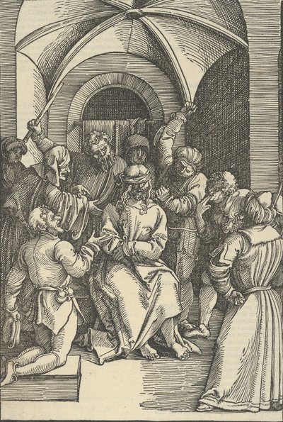 La Dérision du Christ, de Speculum passionis domini nostri Ihesu Christi, 1507 - Hans Schäufelein the Elder