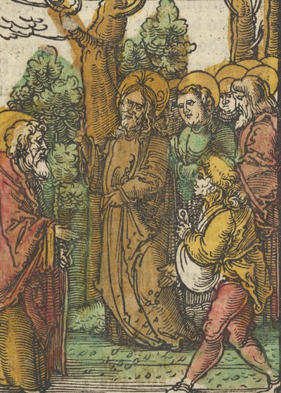 La parabole du semeur et des mauvaises herbes, de Das Plenarium, 1517 - Hans Schäufelein the Elder