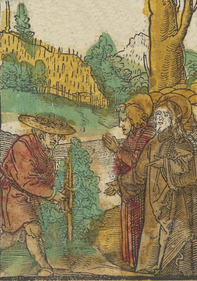 La parabole des ouvriers dans la vigne, de Das Plenarium - Hans Schäufelein the Elder