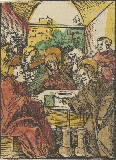 Les Noces de Cana, de Das Plenarium, 1517 - Hans Schäufelein the Elder