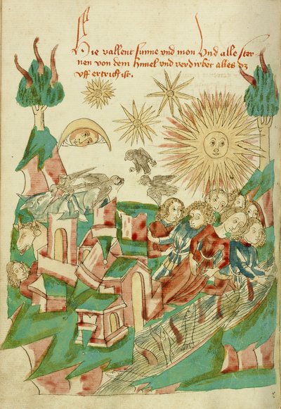 La Fin du Monde Ms Ludwig XV 9 fol. 95v, 1469 - Hans Schilling