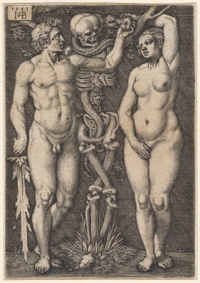 Adam et Ève, 1543 - Hans Sebald Beham