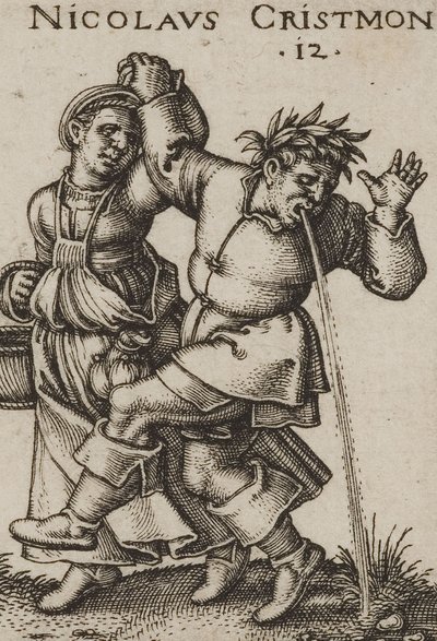 Beham La fête des paysans 1546 bl 06 détail - Hans Sebald Beham