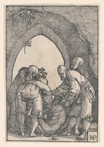 Mise au tombeau - Hans Sebald Beham