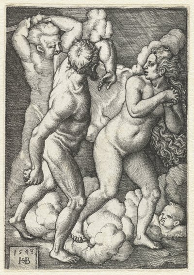 Expulsion du Paradis - Hans Sebald Beham