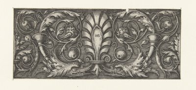 Frise avec une palmette entre des feuillages - Hans Sebald Beham