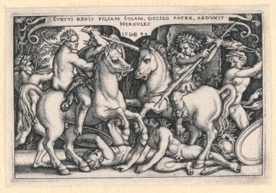 Hercule enlevant Iole - Hans Sebald Beham