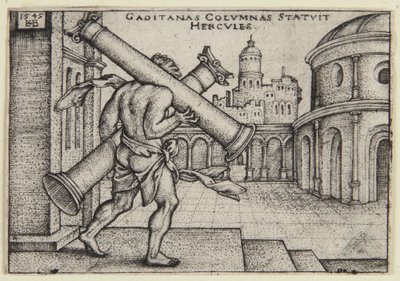 Hercule et les colonnes - Hans Sebald Beham