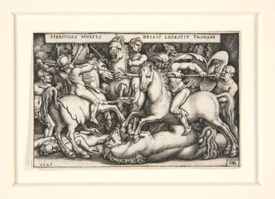 Hercule vainquant les Troyens - Hans Sebald Beham