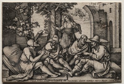 Job et ses amis - Hans Sebald Beham