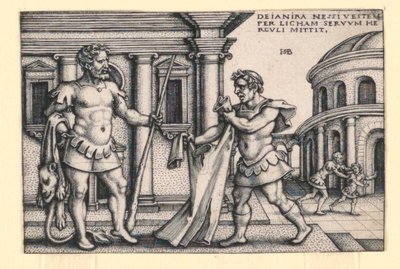 Lichas Apportant la Robe de Nessus à Hercule - Hans Sebald Beham