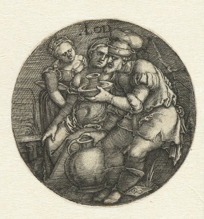 Loth et ses filles - Hans Sebald Beham