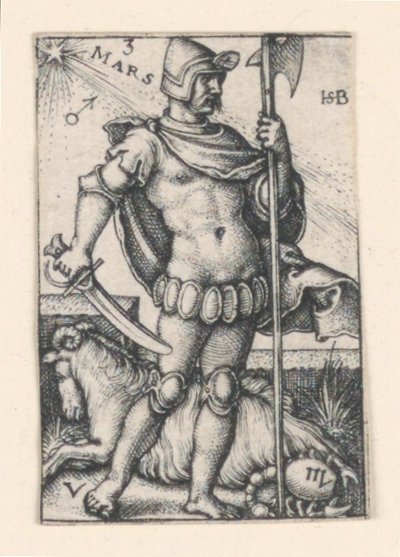Mars, des Sept Planètes - Hans Sebald Beham