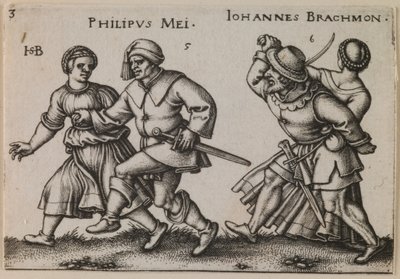 "Mai et juin" de la série "La fête des paysans ou les douze mois". - Hans Sebald Beham