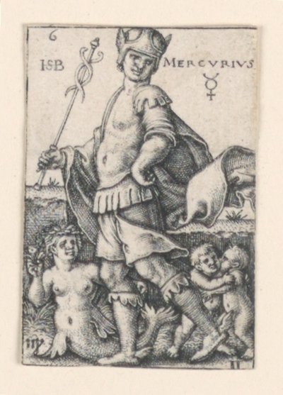 Mercure, des Sept Planètes - Hans Sebald Beham