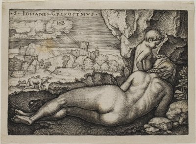 Pénitence de saint Jean Chrysostome - Hans Sebald Beham