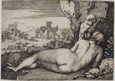 Pénitence de saint Jean Chrysostome - Hans Sebald Beham