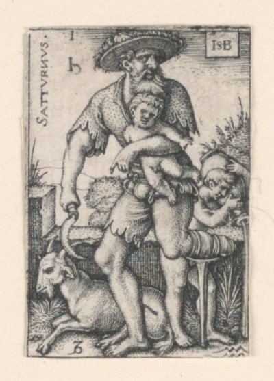Saturne, des Sept Planètes - Hans Sebald Beham