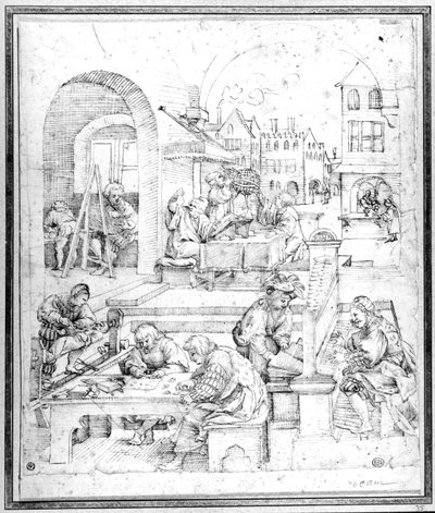 Science, Art et Commerce - Hans Sebald Beham