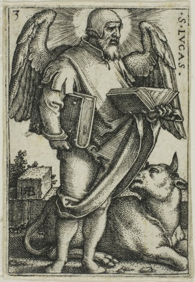 Saint Luc, des Quatre Évangélistes - Hans Sebald Beham