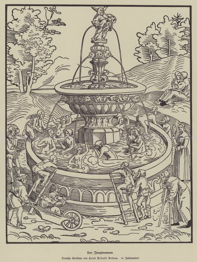 La Fontaine de Jouvence, 16ème siècle - Hans Sebald Beham