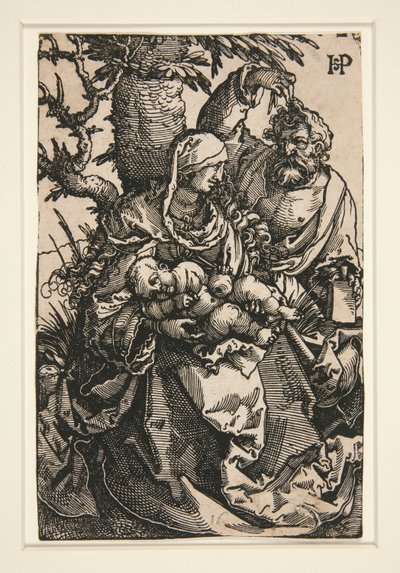La Sainte Famille sous un arbre - Hans Sebald Beham